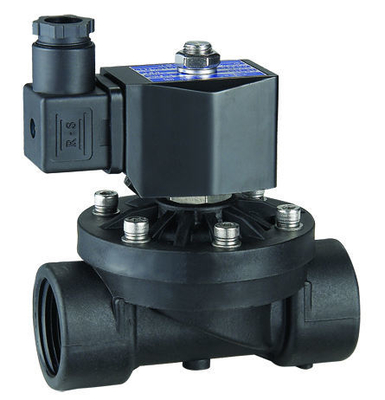 2W-SL Series 2-Way Plastic Solenoid Valve 1 Inch for Water and Air